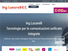 Tablet Screenshot of inglucarelli.it